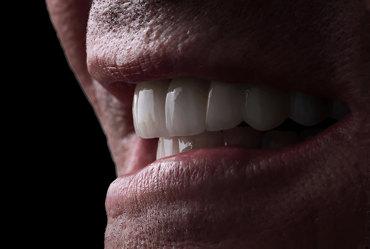 Paziente soddisfatto dopo il trattamento All on 6 – Sorriso naturale e funzionale in pochi giorni.